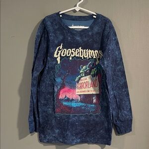 ‼️5 for $25 / Goosebumps Long Sleeve‎ Tye Dye Graphic Tee Boys Size 10